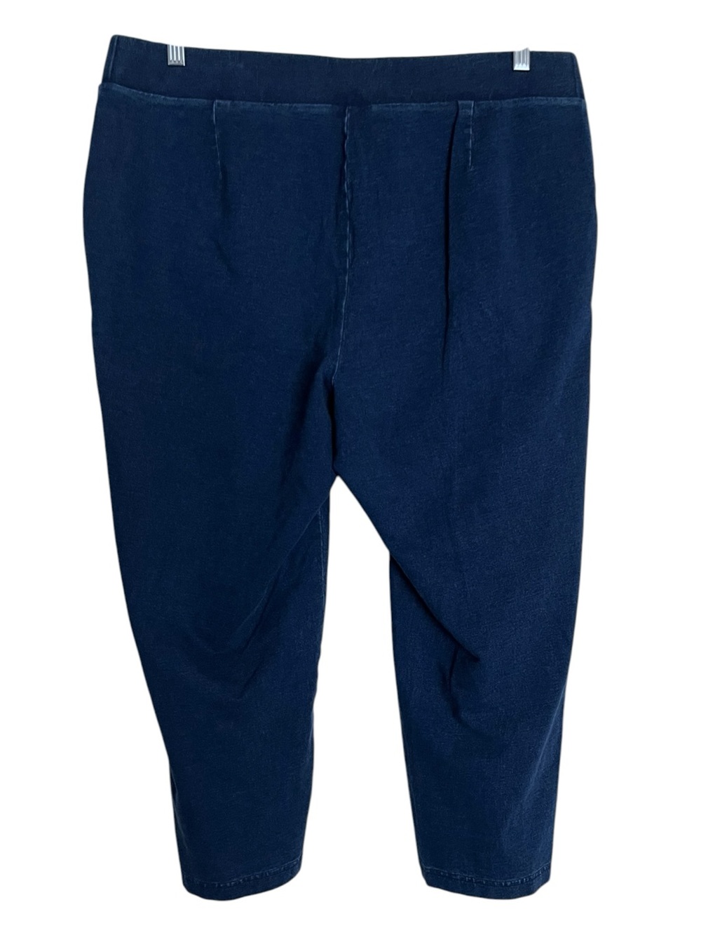 Pure Jill Indigo Knit Cropped Slim-Leg Pull On Jegging Jeans Pants size XL - Picture 6 of 9